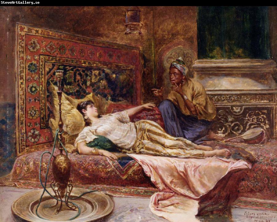 Ferencz Franz Eisenhut Reclining Odalisque